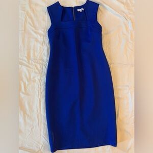 Calvin Klein Blue Sleeveless Dress